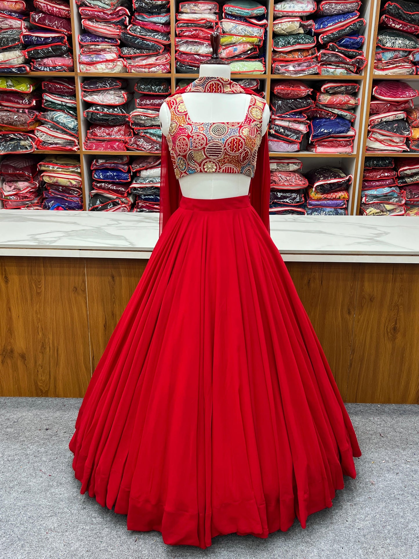 Stunning Red Lehenga for Special Occasions