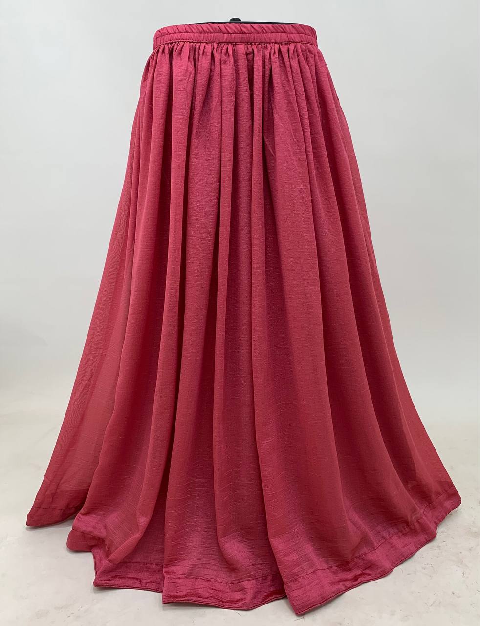Radiant Vichitra Silk Gown Set with Intricate Embroidery Work - Full Stitched for Perfect Fit