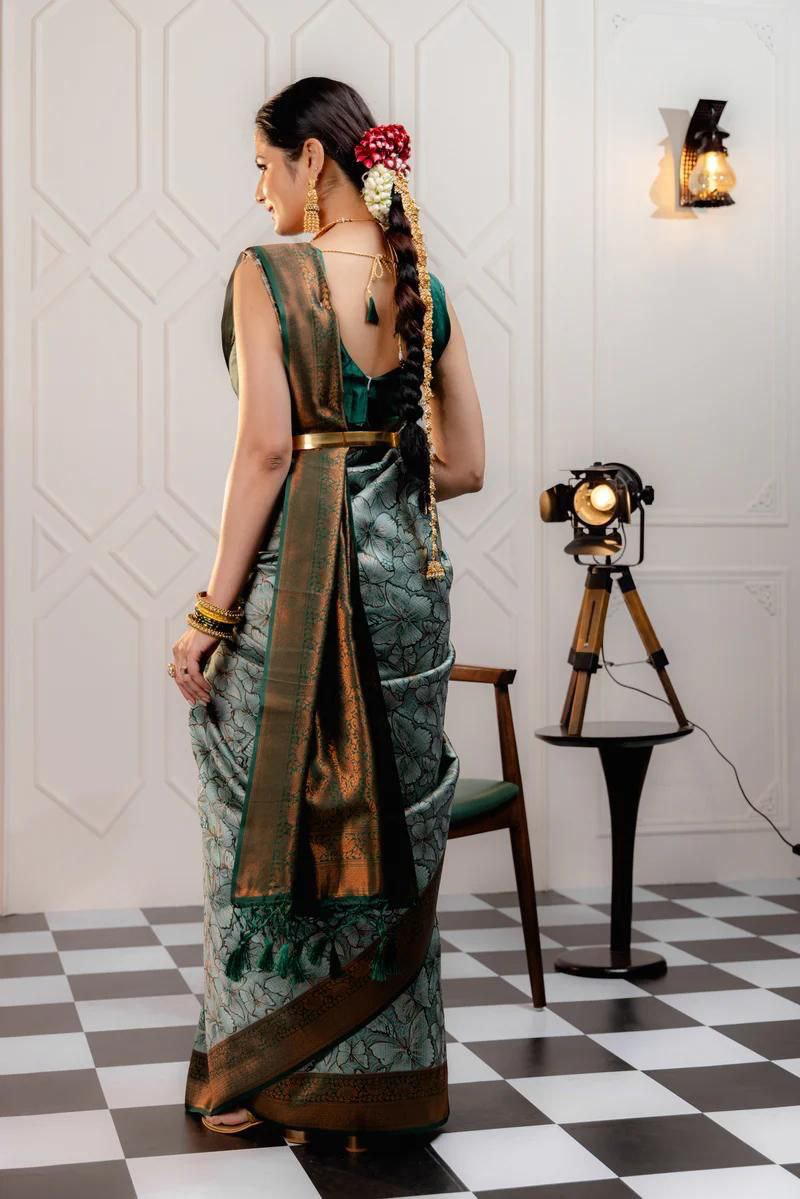 "Discover Elegance with NILORMY's Banarasi Soft Silk Saree"