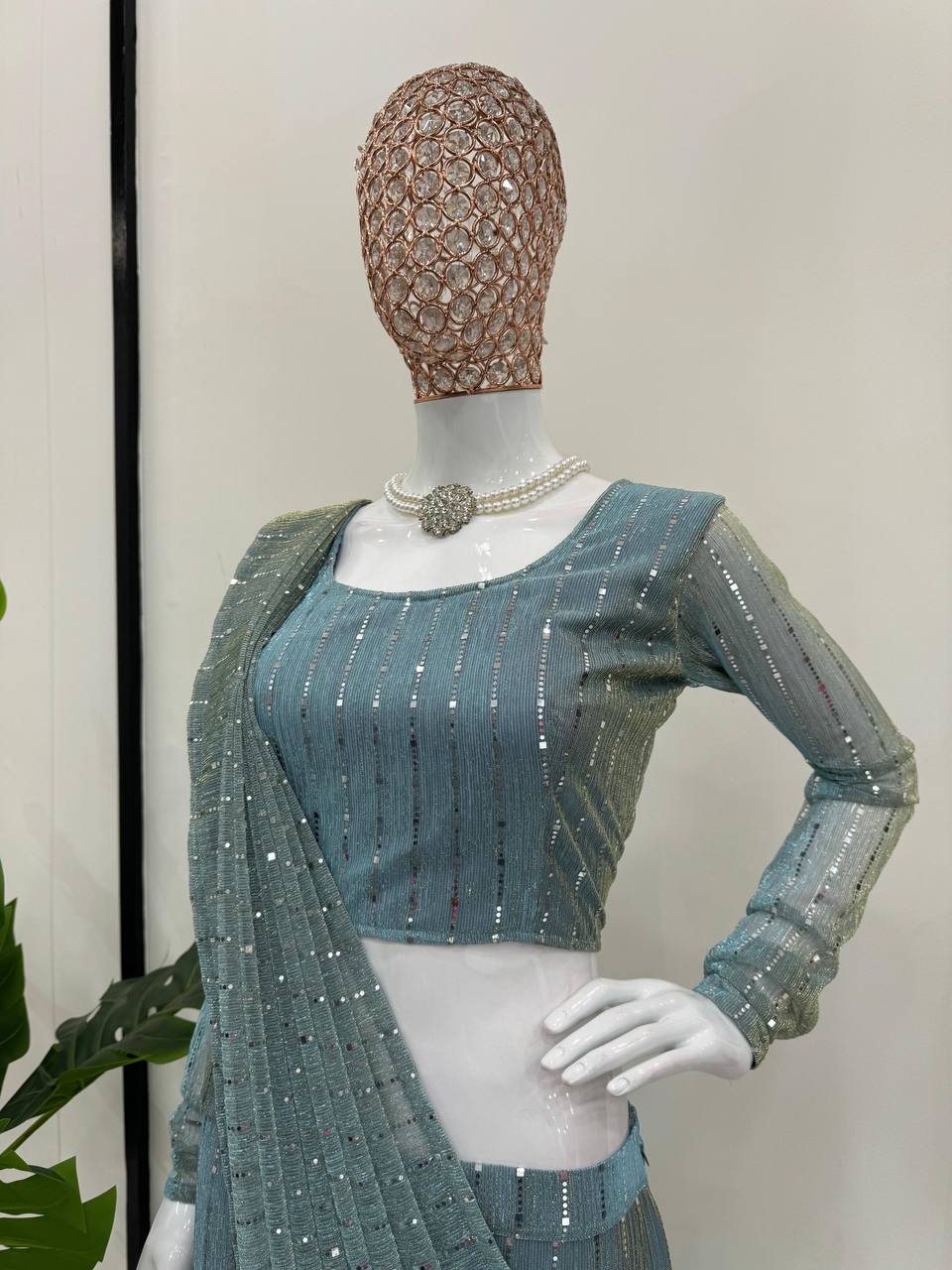 New 6000 Series Quality "Ek Level Up" Ready-to-Wear Lehenga Saree