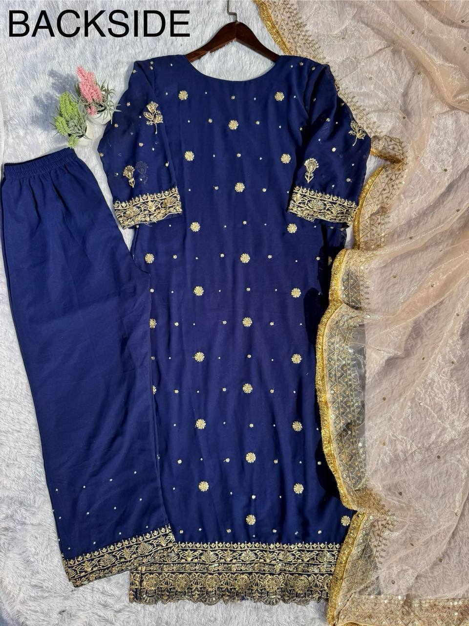 Desirable Fancy Faux Georgette Set