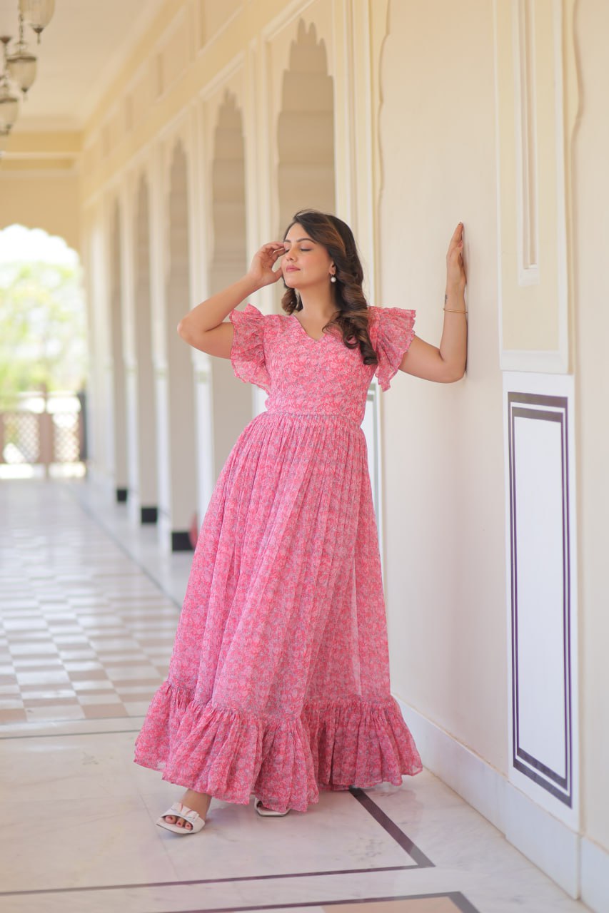 Desirable Women's Full Flaired Gown