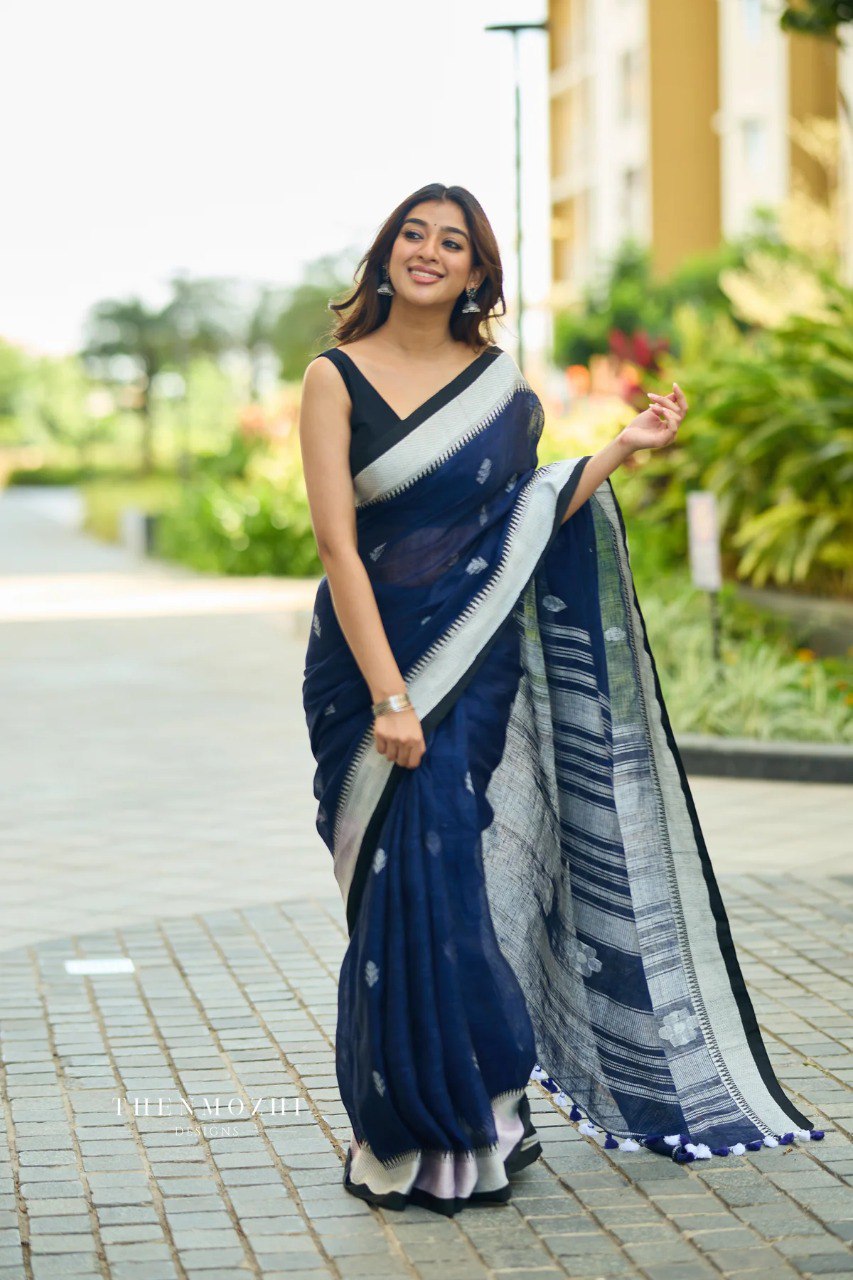 Soft Lilan Slab Saree with Rich Jacquard Work