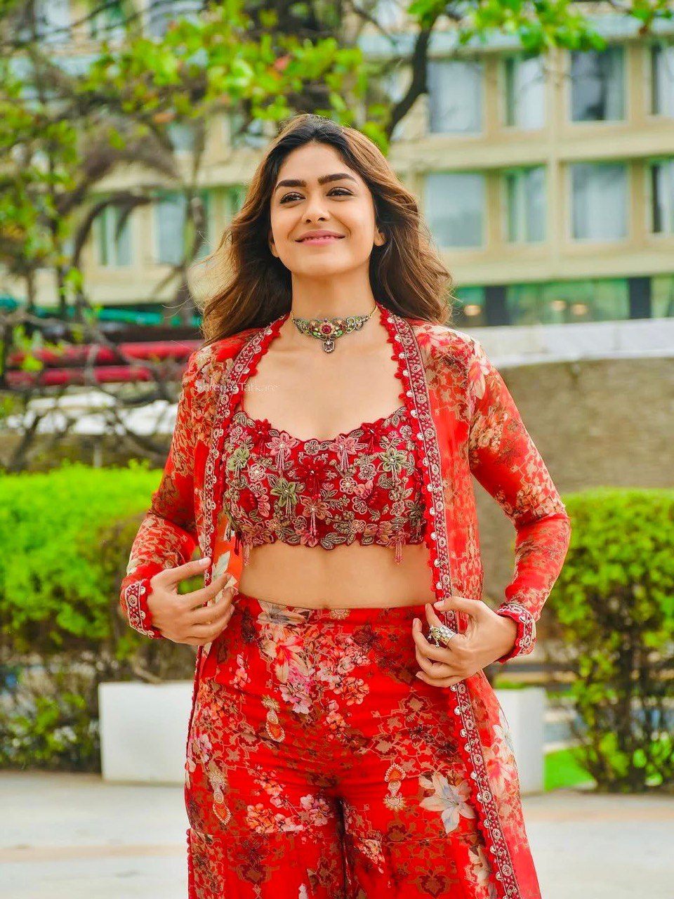 Festive Tibby Silk Sharara Set – Wedding Special