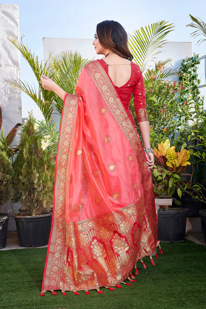 Exquisite Khicha Silk Saree with Pure Zari Weaving