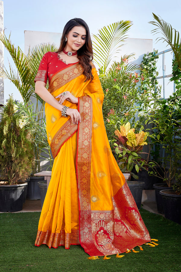 Exquisite Khicha Silk Saree with Pure Zari Weaving