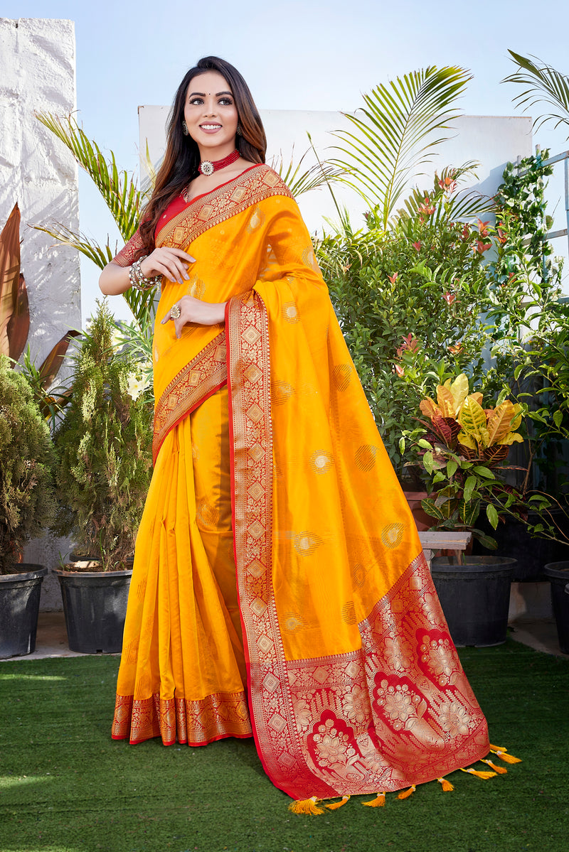 Exquisite Khicha Silk Saree with Pure Zari Weaving