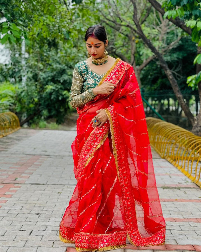 The Perfect Saree for Karva Chauth – Tradition Meets Modern Style