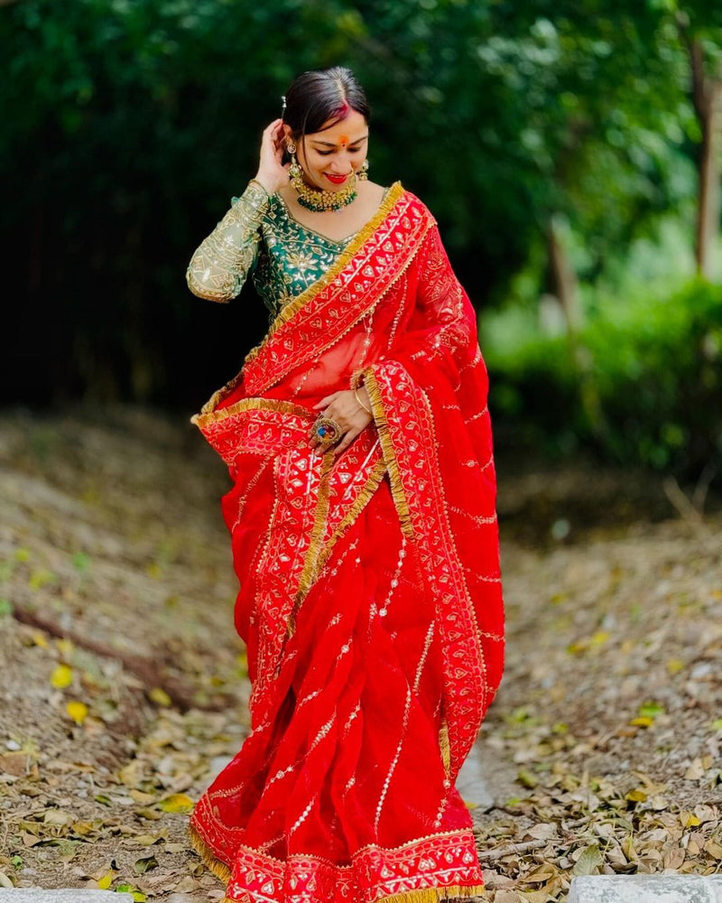 The Perfect Saree for Karva Chauth – Tradition Meets Modern Style