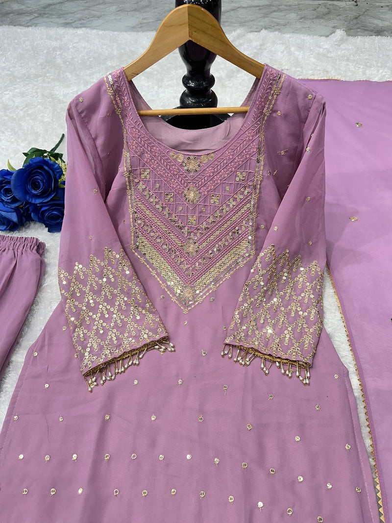 Embroidered dupatta