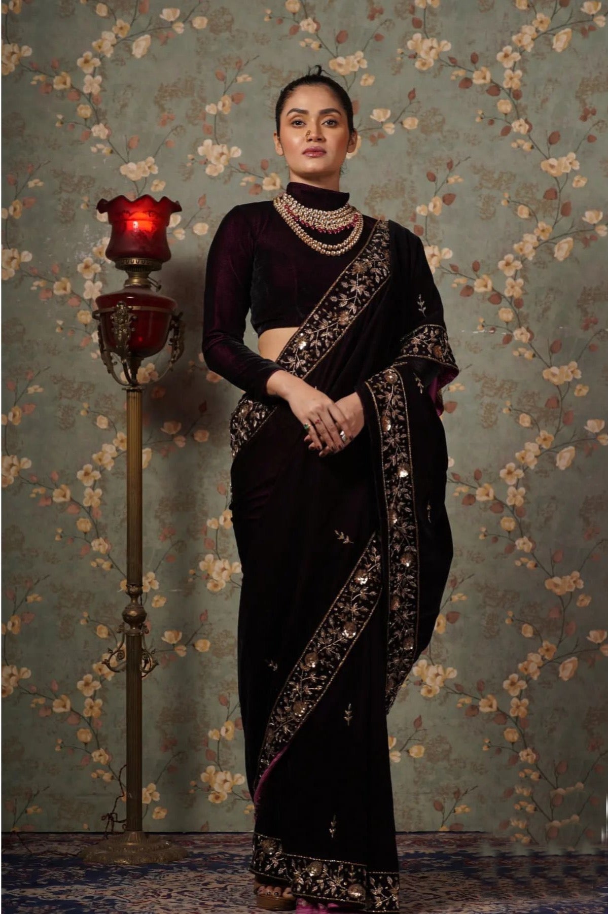 Designer Saree – Luxurious Pure Viscous Velvet