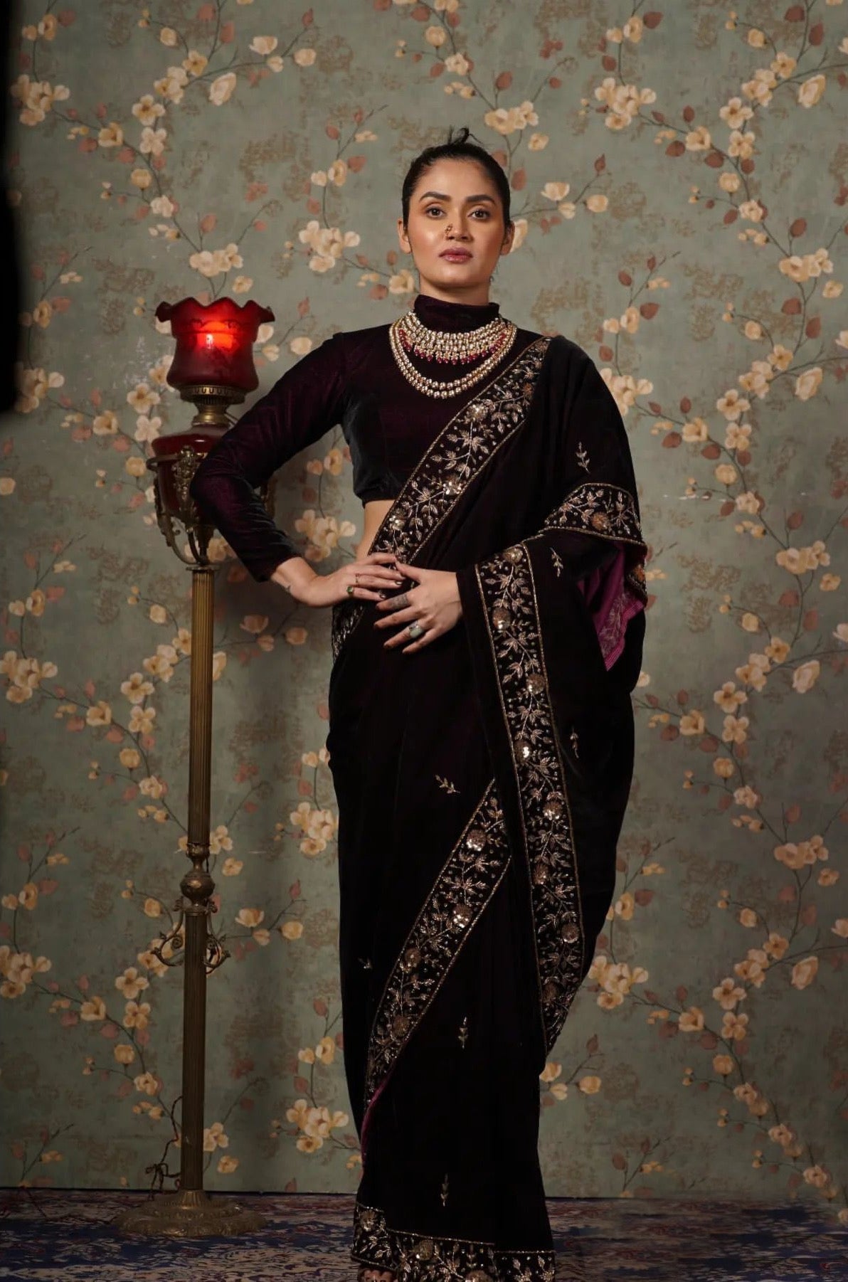 Designer Saree – Luxurious Pure Viscous Velvet