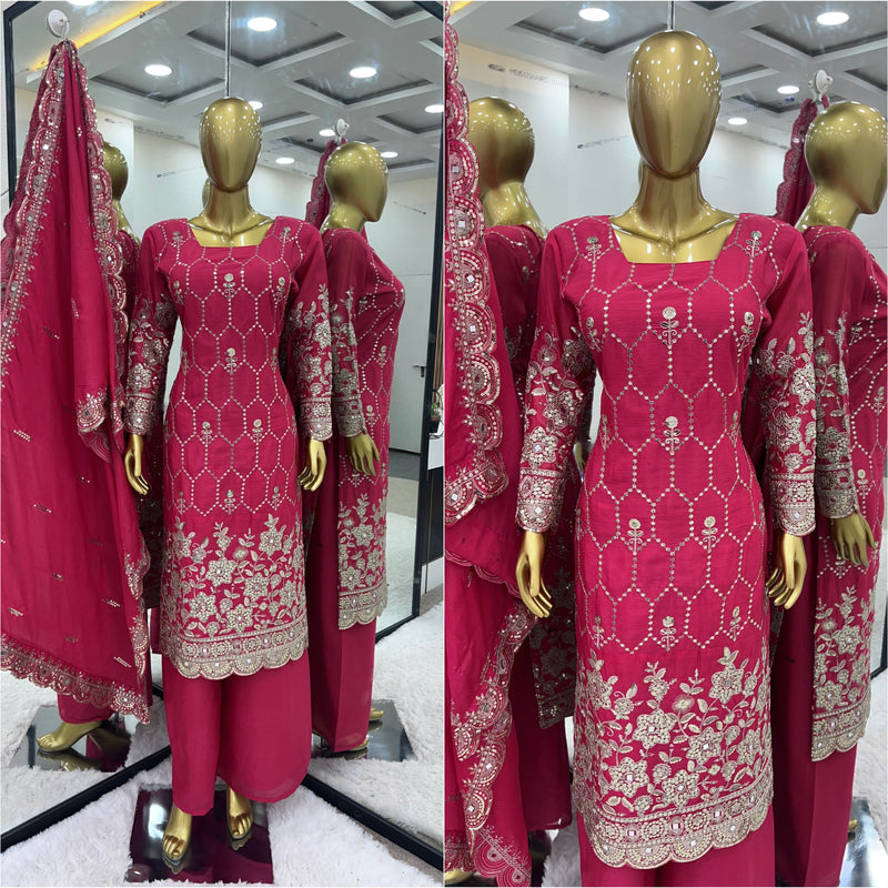 Designer Pink Sharara Collection Set