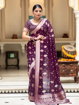 BANARASI SOFT LICHI SILK CLOTH SAREE