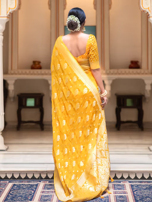 BANARASI SOFT LICHI SILK CLOTH SAREE