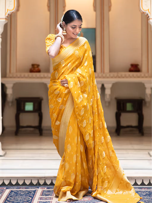 BANARASI SOFT LICHI SILK CLOTH SAREE