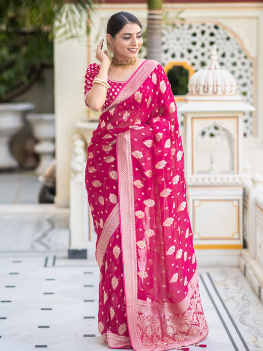 BANARASI SOFT LICHI SILK CLOTH SAREE