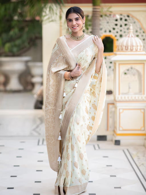 BANARASI SOFT LICHI SILK CLOTH SAREE