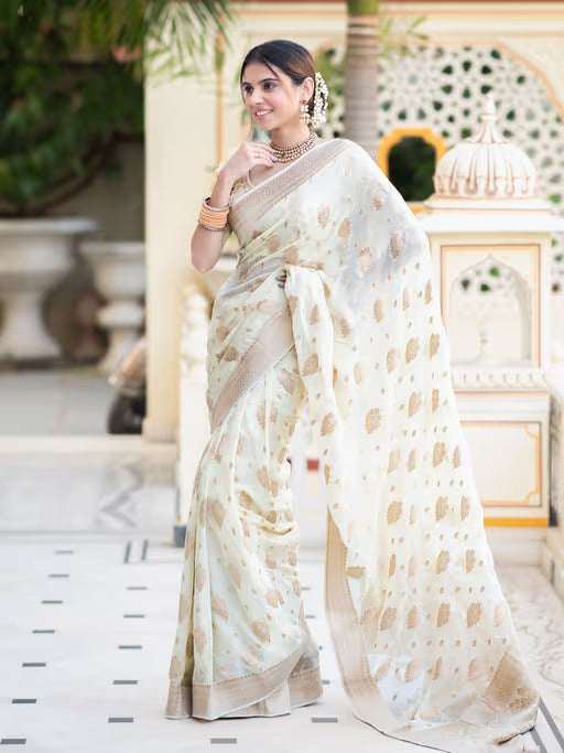 BANARASI SOFT LICHI SILK CLOTH SAREE