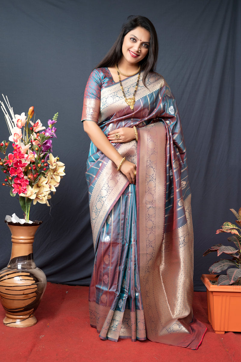 Rama Soft Silk Maharashtrian Paithani Saree