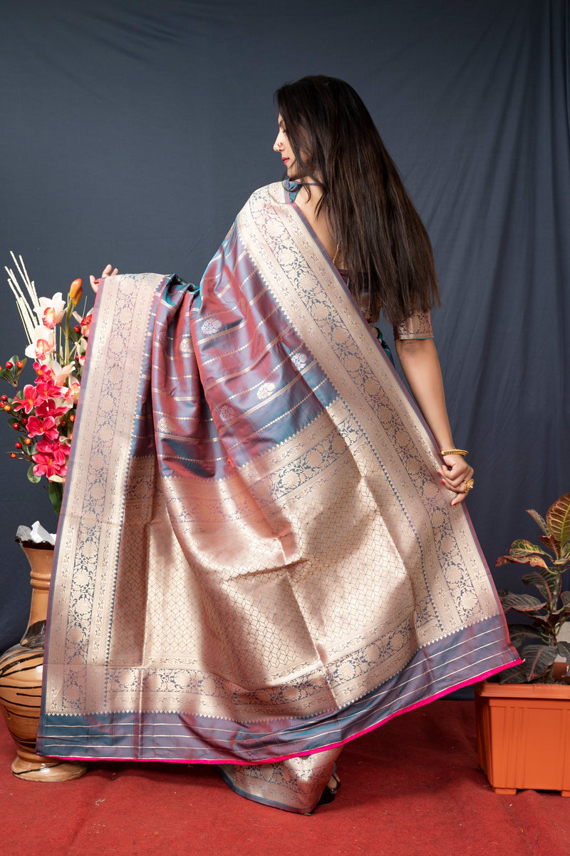 Rama Soft Silk Maharashtrian Paithani Saree