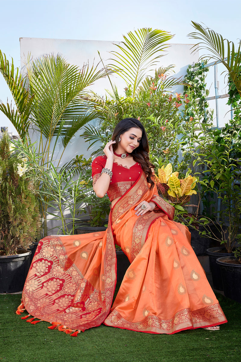 Exquisite Khicha Silk Saree with Pure Zari Weaving