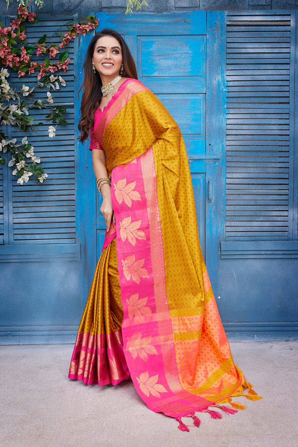 Exclusive Jacquard Weaving Work - Aura Silk