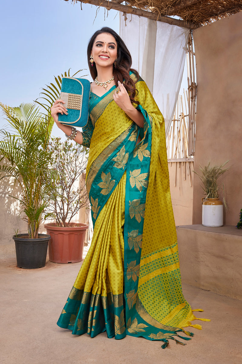 Exclusive Jacquard Weaving Work - Aura Silk