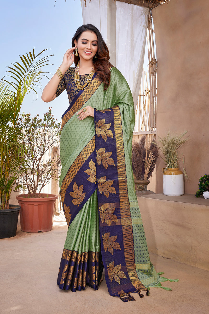 Exclusive Jacquard Weaving Work - Aura Silk