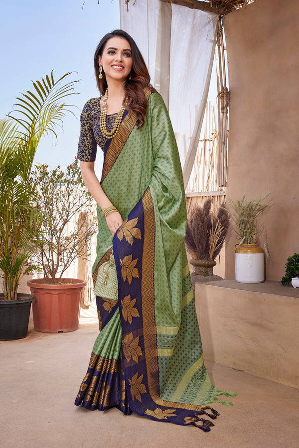 Exclusive Jacquard Weaving Work - Aura Silk