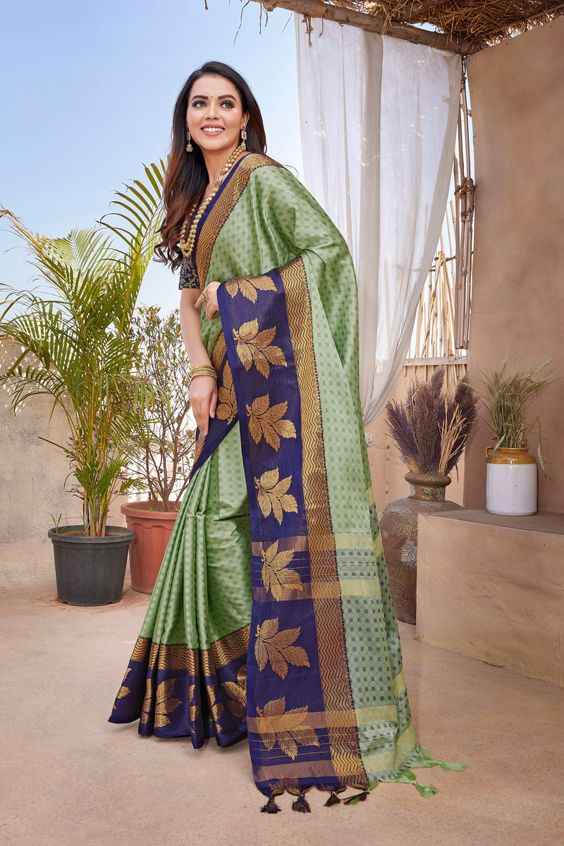 Exclusive Jacquard Weaving Work - Aura Silk