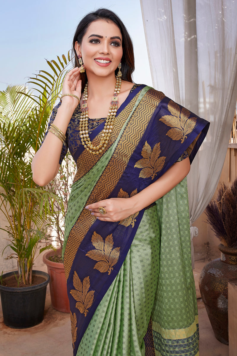 Exclusive Jacquard Weaving Work - Aura Silk