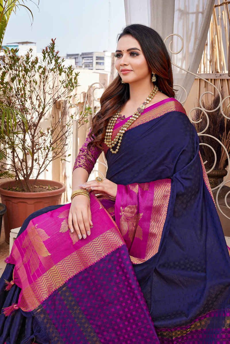 Exclusive Jacquard Weaving Work - Aura Silk