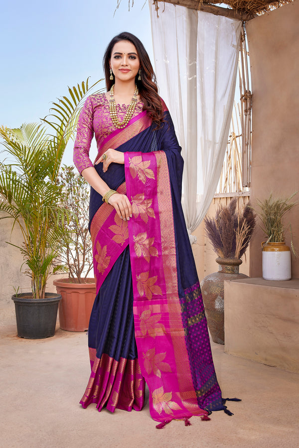 Exclusive Jacquard Weaving Work - Aura Silk