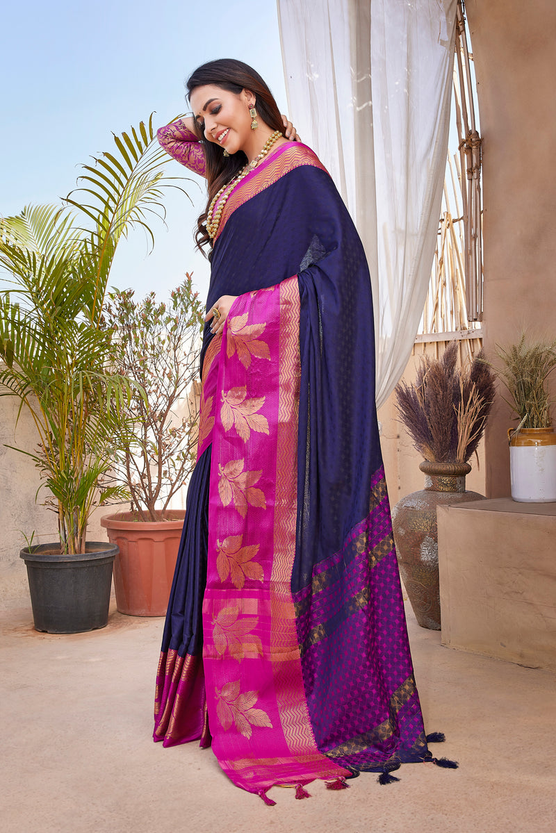 Exclusive Jacquard Weaving Work - Aura Silk