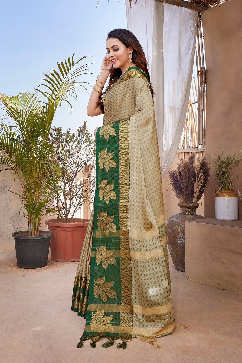 Exclusive Jacquard Weaving Work - Aura Silk