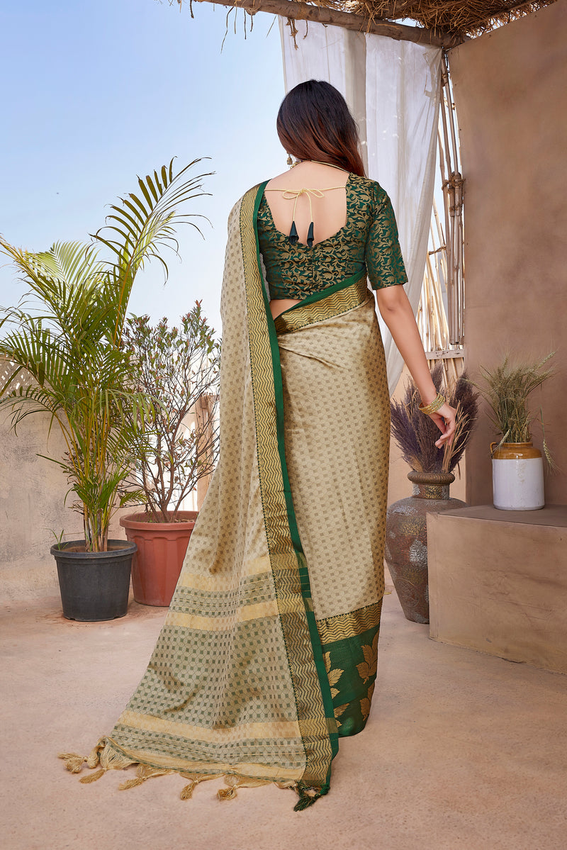 Exclusive Jacquard Weaving Work - Aura Silk