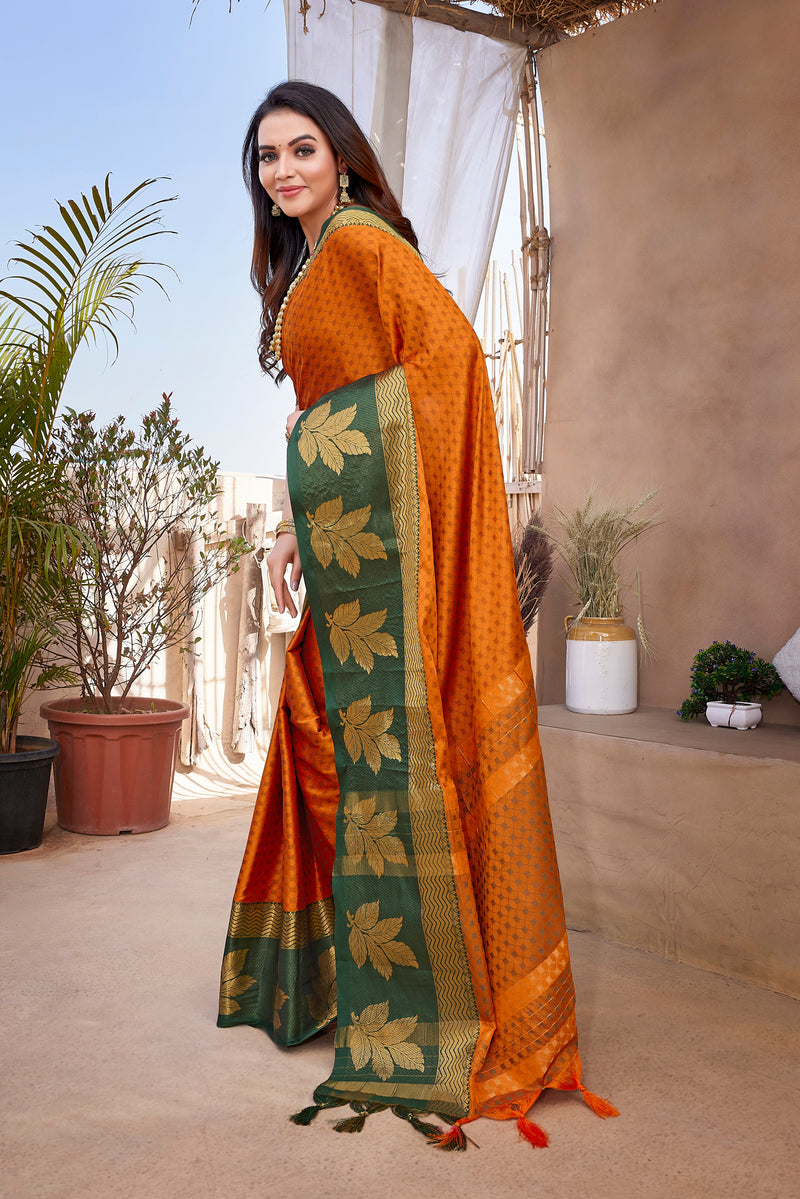 Exclusive Jacquard Weaving Work - Aura Silk