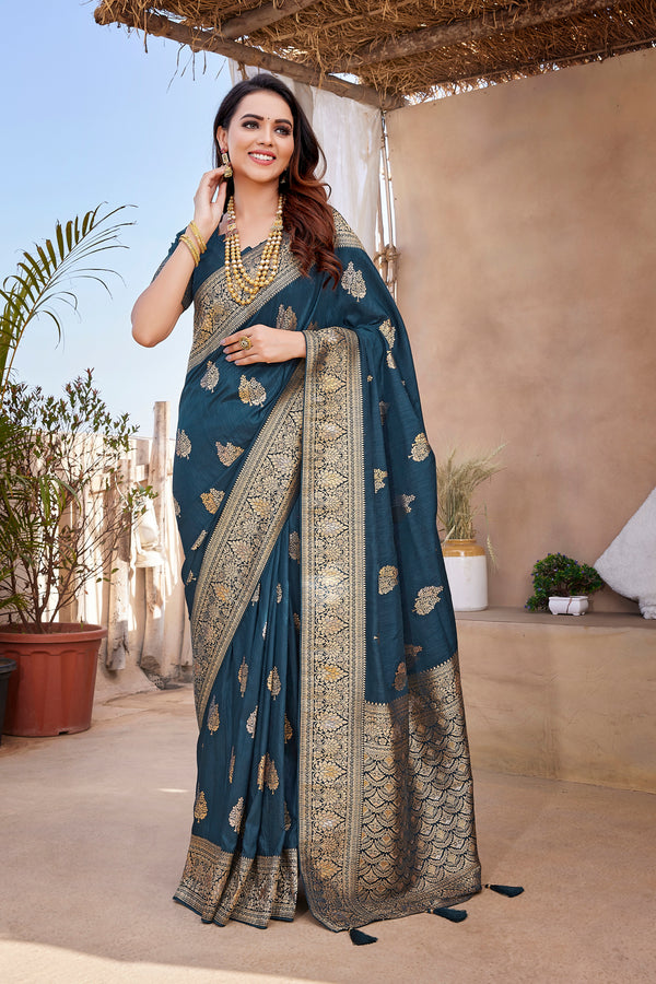 Luxurious Pure Pethani Silk Saree with Exclusive Jacquard Weaving