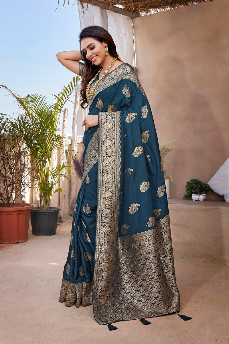 Luxurious Pure Pethani Silk Saree with Exclusive Jacquard Weaving