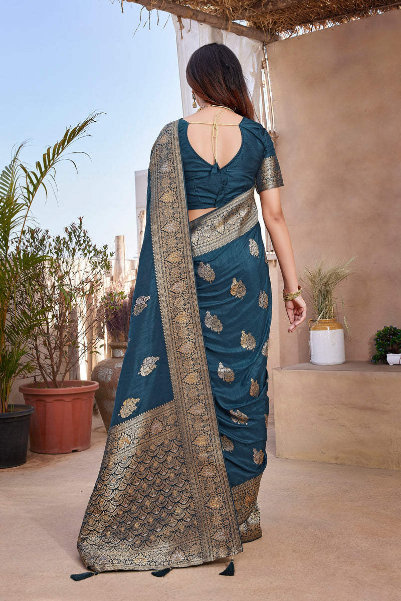 Luxurious Pure Pethani Silk Saree with Exclusive Jacquard Weaving