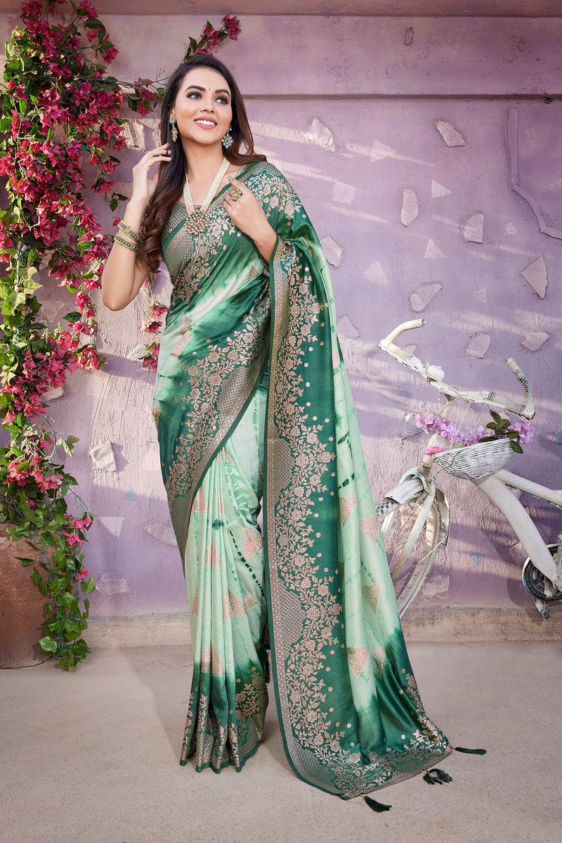 Luxurious Viscose Saree with Exclusive Jacquard Weaving