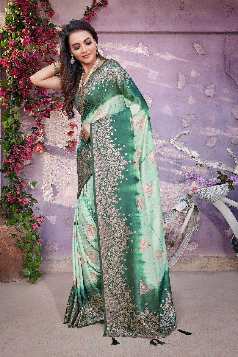 Luxurious Viscose Saree with Exclusive Jacquard Weaving