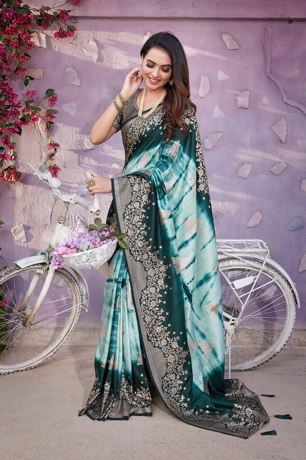 Luxurious Viscose Saree with Exclusive Jacquard Weaving