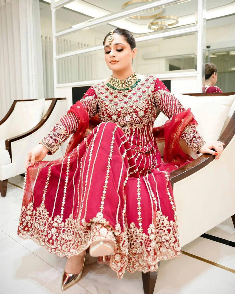 Designer Embroidered Anarkali Gown