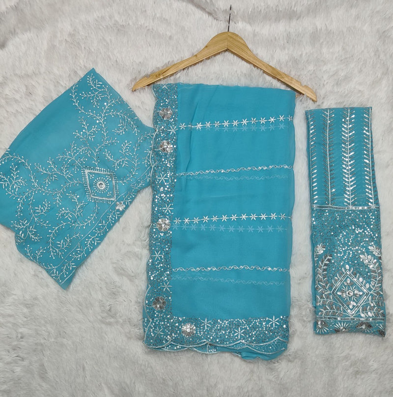 Premium Sequin Saree Online