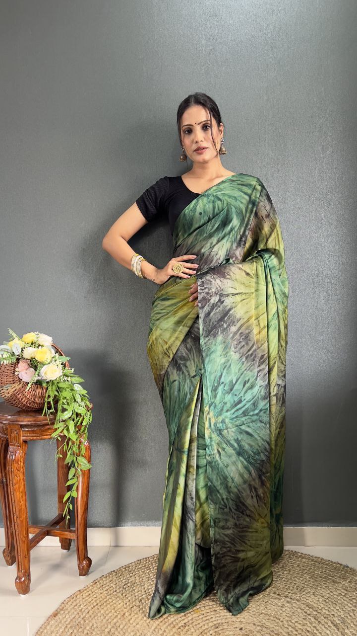 Prism Printed Ready-to-Wear Saree