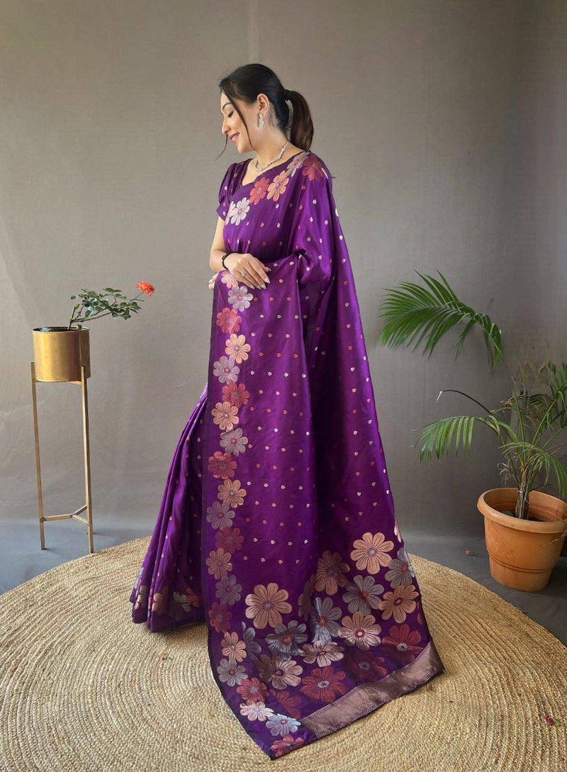 Elevate Your Wedding Style with Enchanting Organic Banarasi Sarees