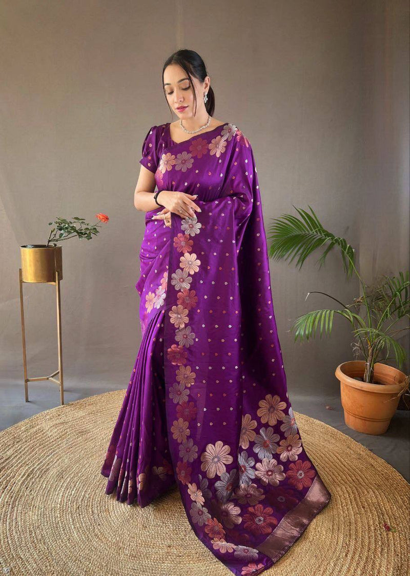 Elevate Your Wedding Style with Enchanting Organic Banarasi Sarees