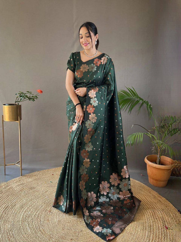 Elevate Your Wedding Style with Enchanting Organic Banarasi Sarees